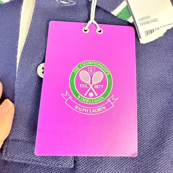 New Polo Ralph Lauren Women's Polo Shirt Wimbledon Collection Large Pony Medium - Picture 9 of 11